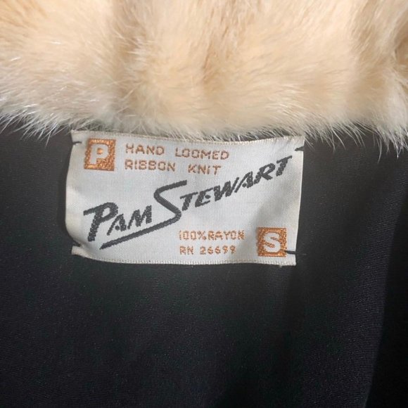 Vintage Pam Stewart Mohair Fox Collar Jacket - Picture 5 of 6